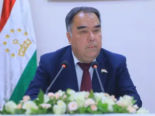 Председатель Согдийской области Республики Таджикистан Раджаббой Ахмадзода отмечает День рождения